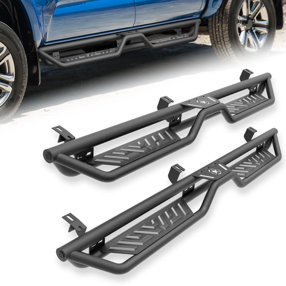 Heavy-Duty Side Steps Running Boards For 2005-2023 Toyota Tacoma Double&Crew Cab