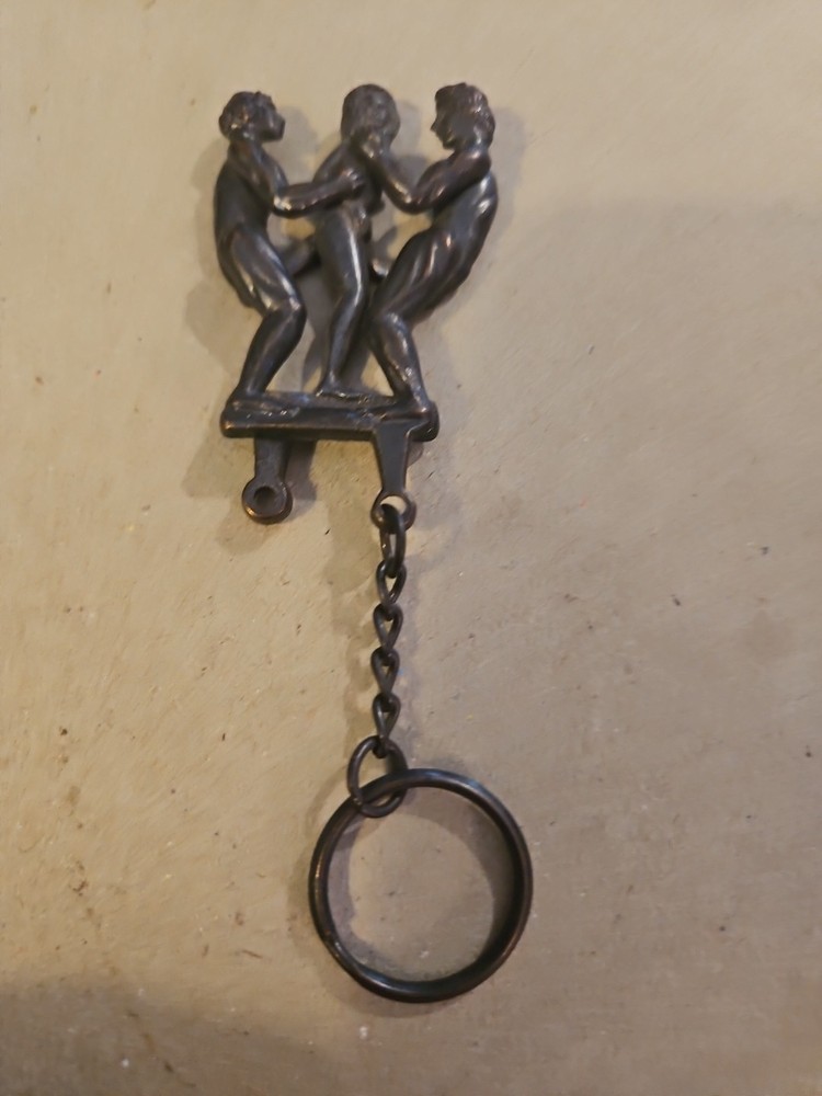 Men & Woman Movable Sex Position Adult Risque Humor Key Chain