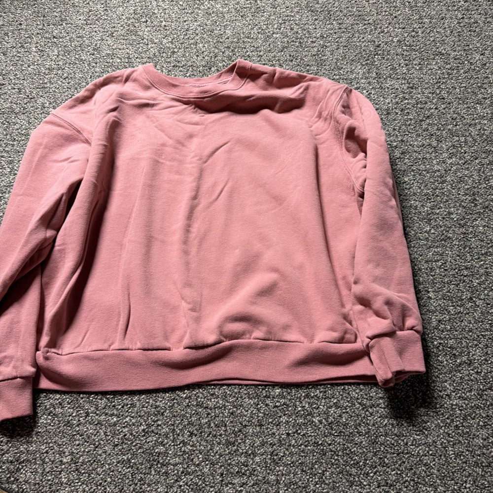 HOLLISTER  Womens Xl Rose Color Crew Sweatshirt
