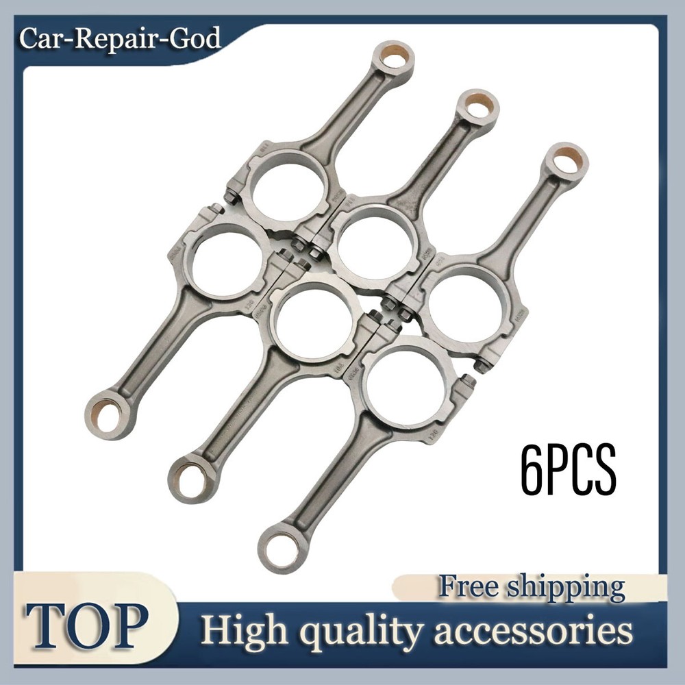 6PCS 3.6L Connecting Rod Set for 2008-2017 Chevy GMC Cadillac Buick 12590584