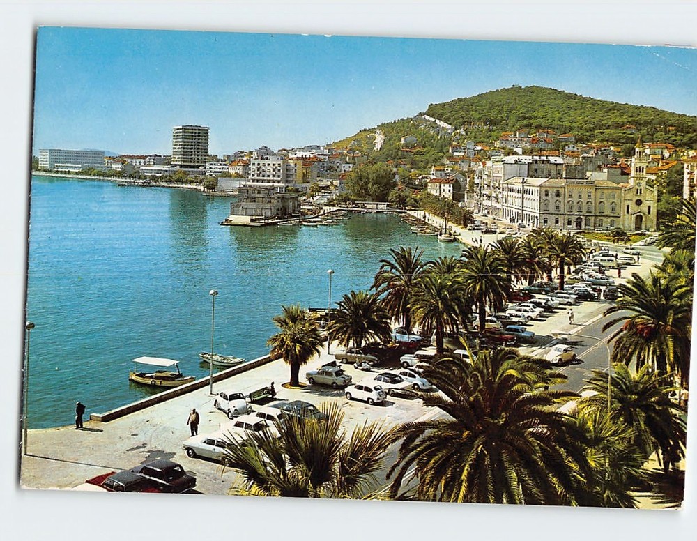 Postcard Aerial View Split Croatia