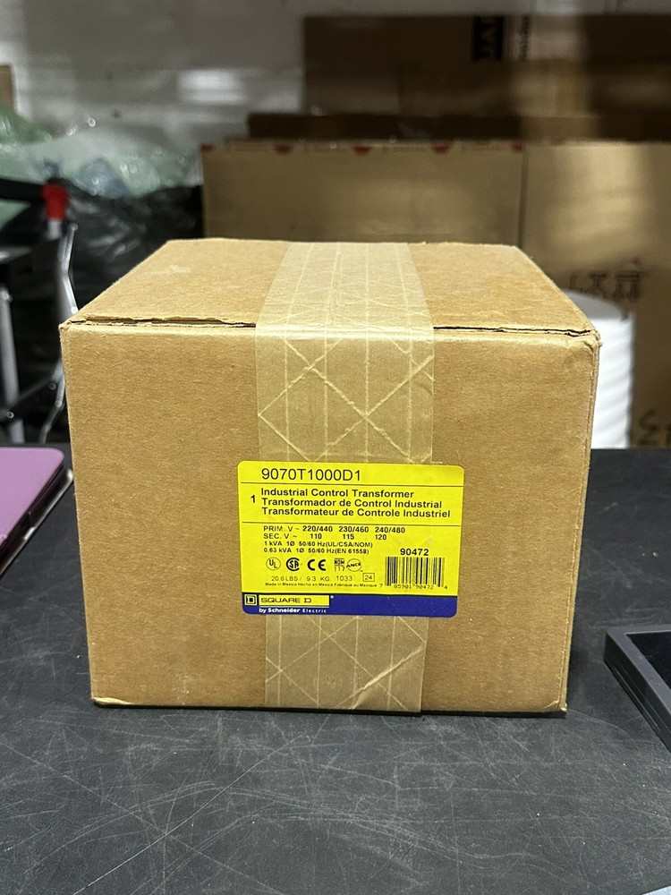 Square D 9070T100D1 Industrial Control Transformer 100va SCHNEIDER NEW IN BOX