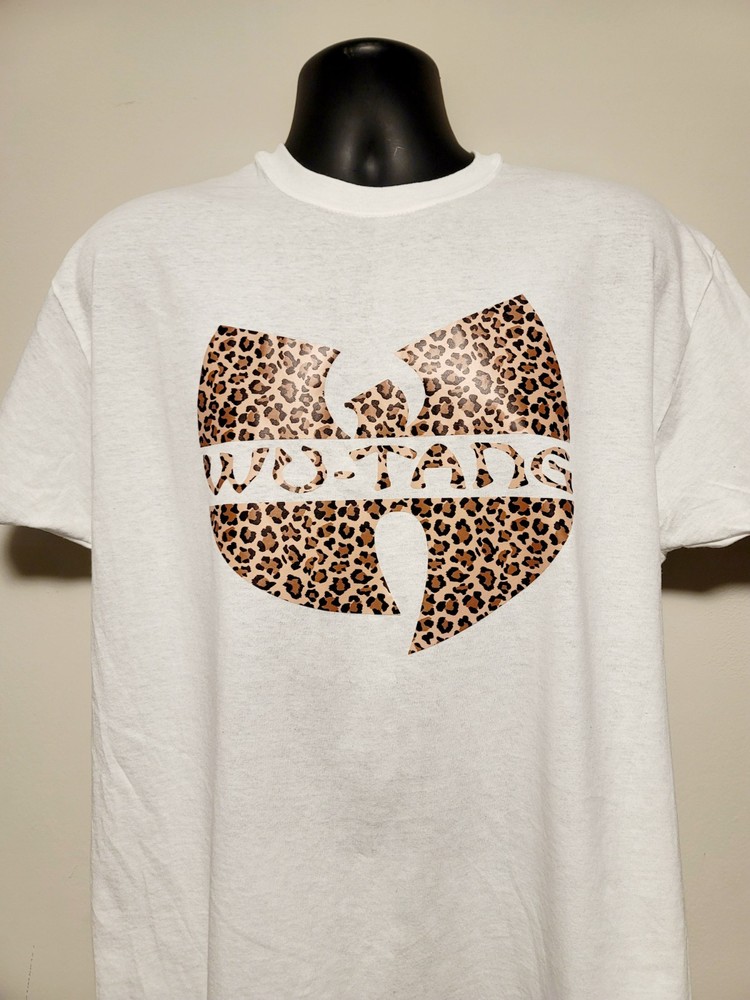 Wu-Tang Clan Logo Animal Print T-Shirt Adult Size Large