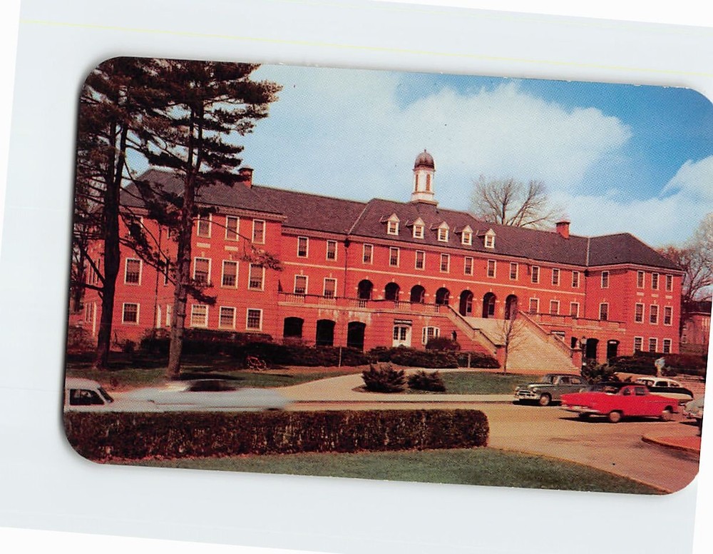 Postcard Squires Hall Virginia Polytechnic Institute Blacksburg Virginia USA