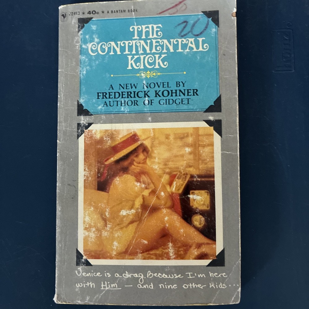 The Continental Kick Frederick Kohner 1962 1960s Bantam Vintage PB