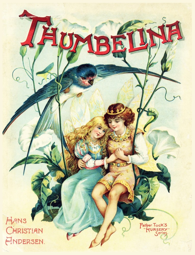 Decoration Poster.Home room wall art.Interior design.Thumbelina.Children.7143