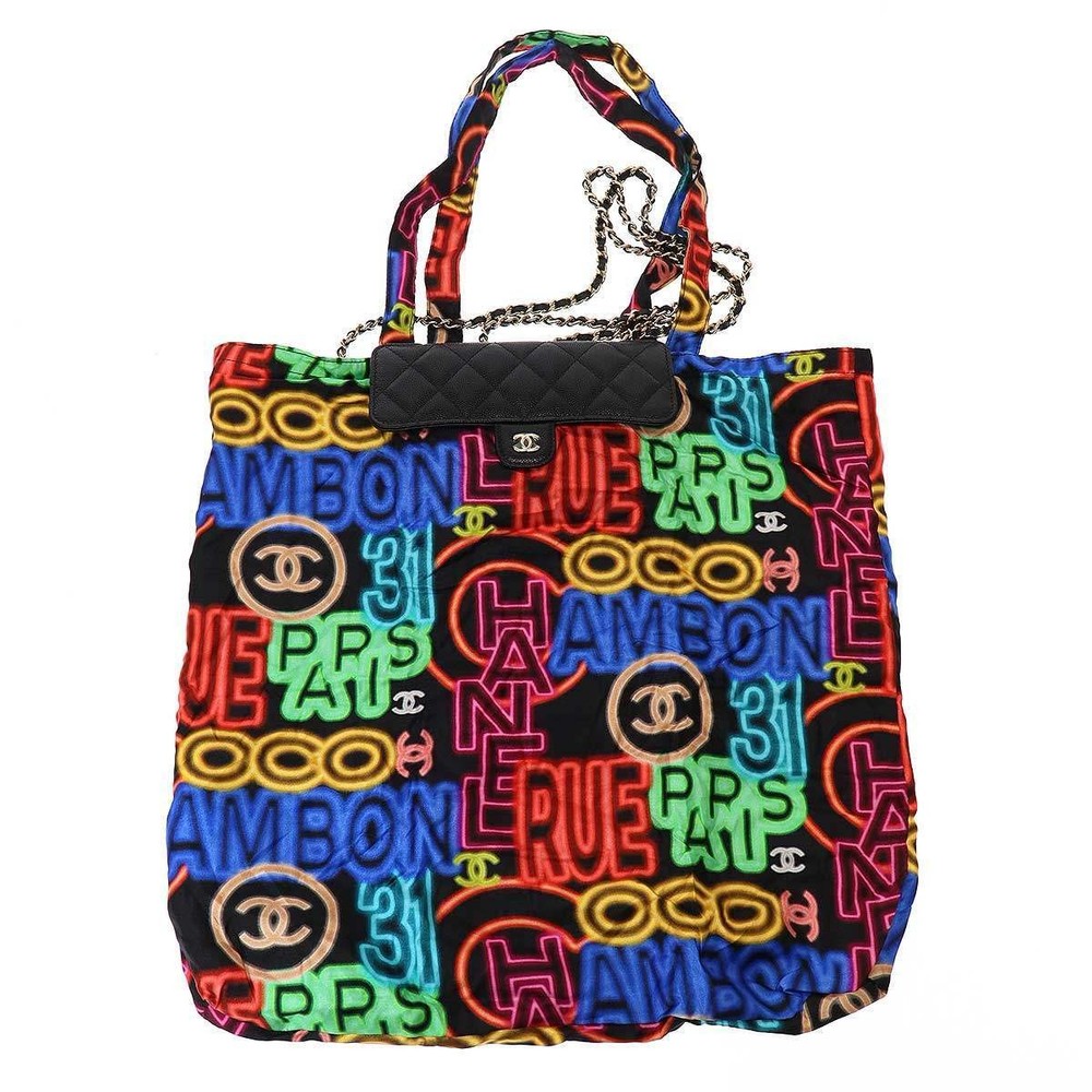 CHANEL 21SS Nylon Two-Way Shoulder Bag Tote 936143