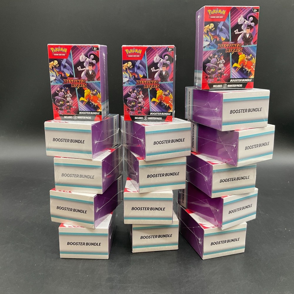 Lot of (16) Pokemon TCG Destined Rivals Booster Bundles SEALED NEWPROBSTEIN is actively accepting consignments !!