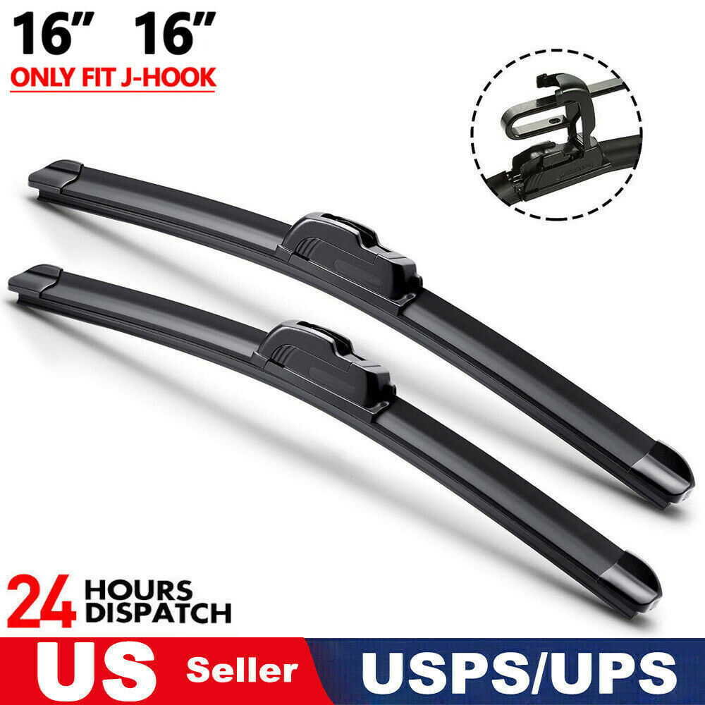16+16 Inch All-Season Beam Windshield Wiper Blades - 2-Pack