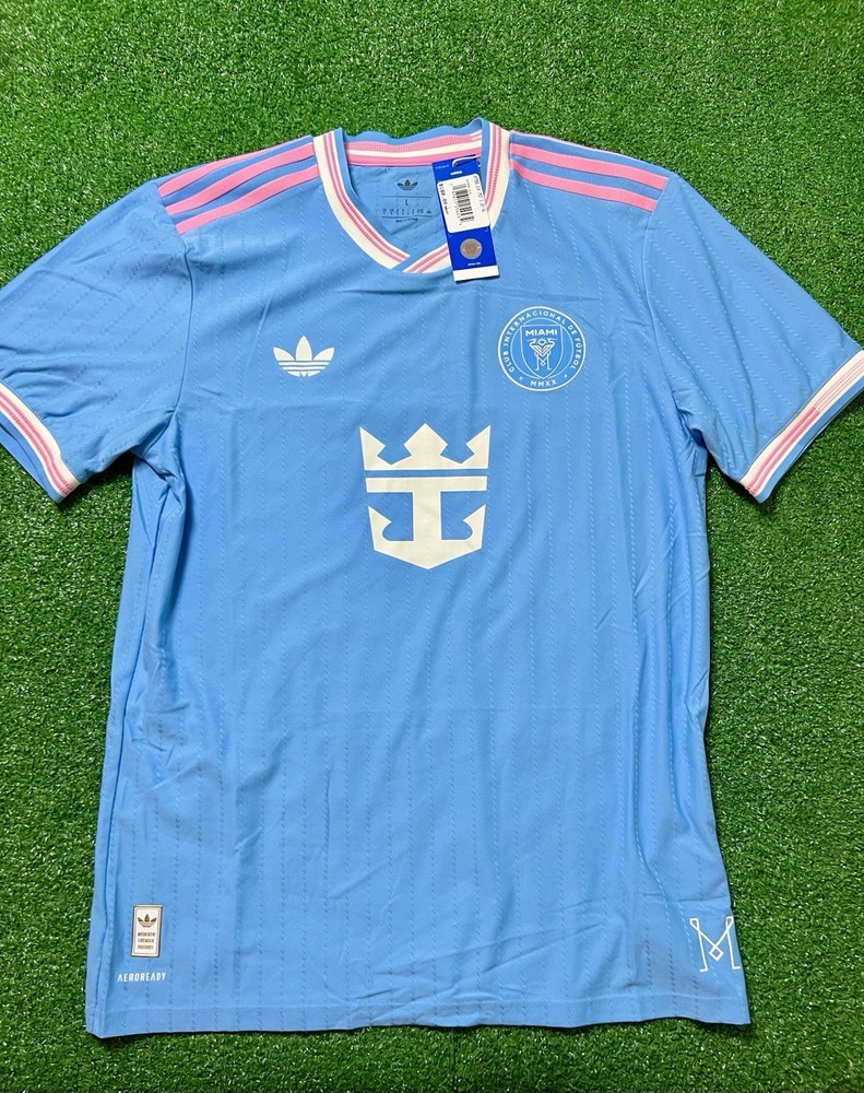 Adidas Authentic Inter Miami CF 2025/26 Third 3rd Soccer Football Jersey Men’s L