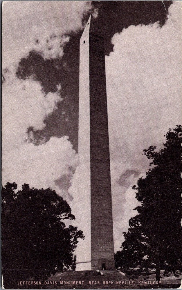 Jefferson Davis Monument Hopkinsville KY Conoco TOURAIDE Postcard