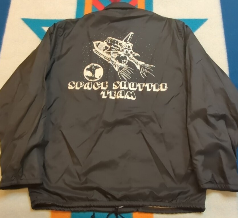 Vintage NASA Space Shuttle Team Jacket Made In USA Pla-Jac Dunbrooke Rick Small