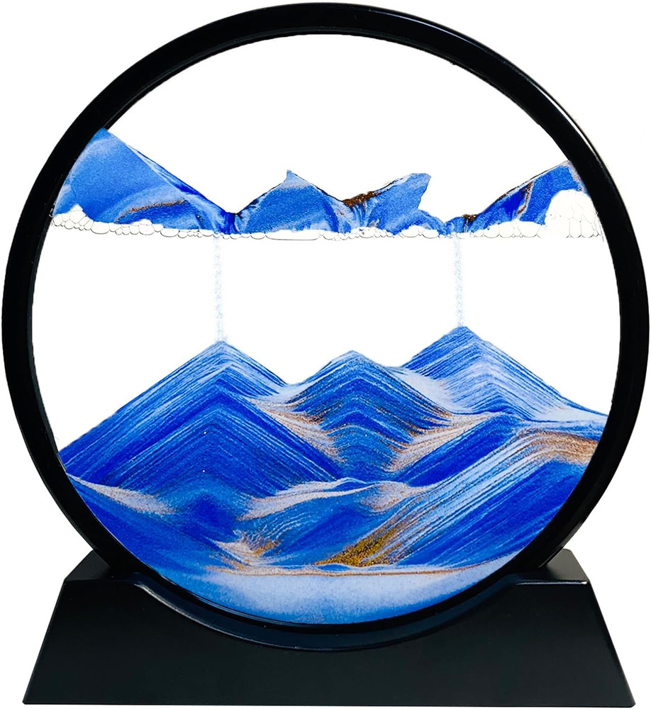 Moving Sand Art Liquid Motion - Moving Sand Art Picture 3D Deep Sea Sandscape, r