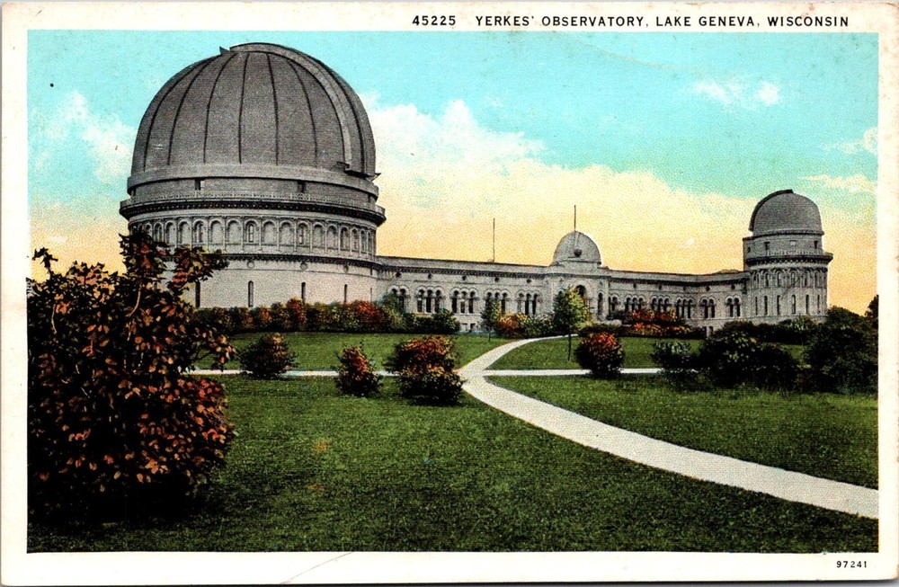 Yerkes Observatory Lake Geneva Wisconsin Vintage Postcard