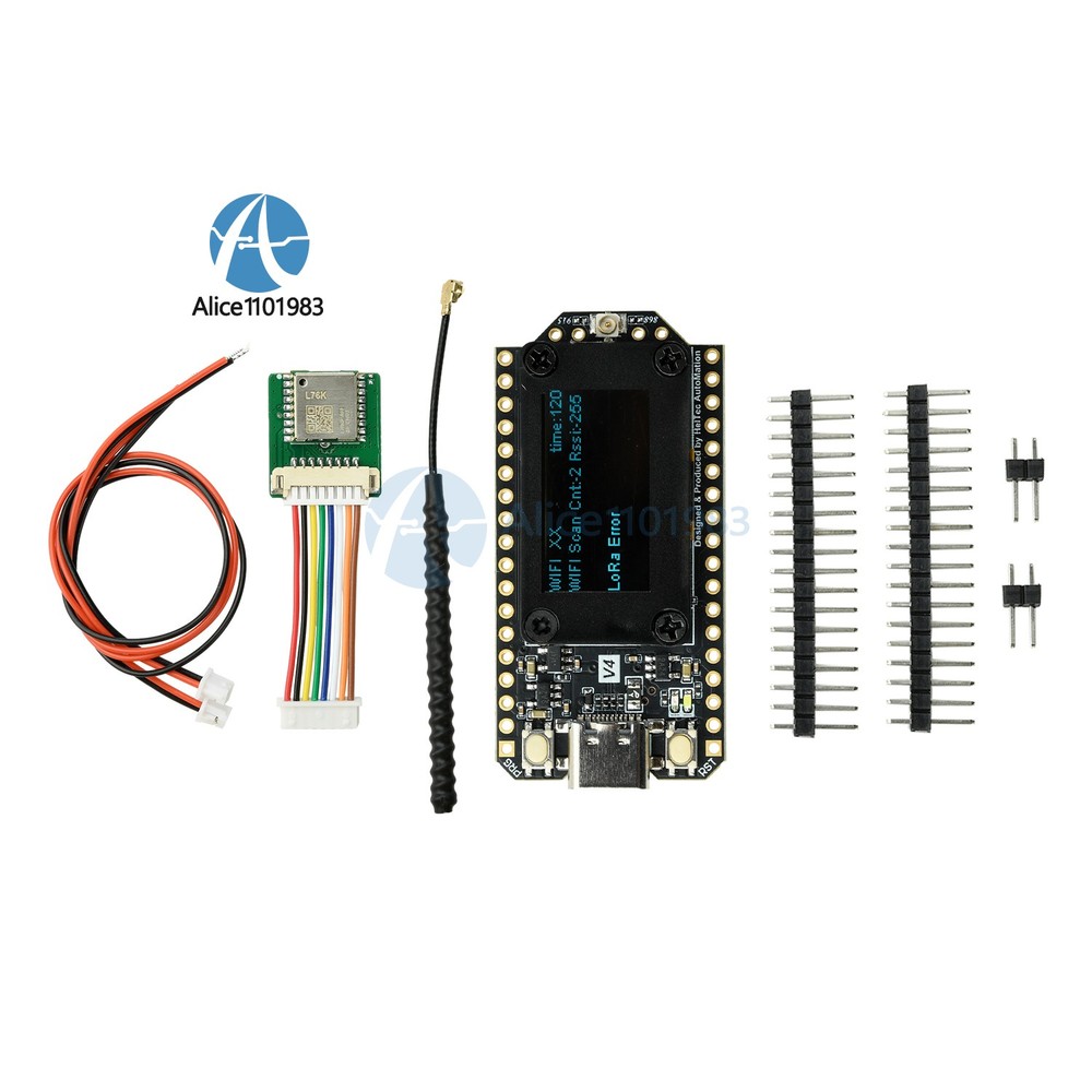 Heltec V4 ESP32 LoRa 32 WiFi 28dBm Dev Board Solar/GNSS Antenna GPS Module