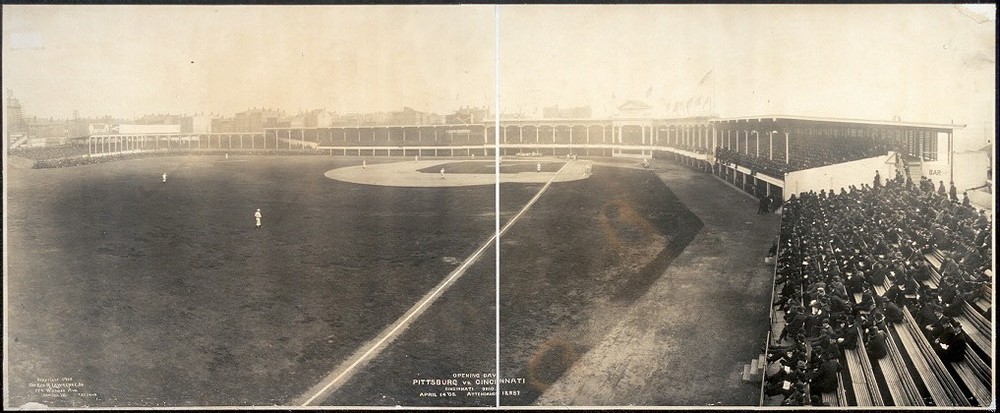 The Opening,Pittsburgh vs. Cincinnati,Cincinnati,Ohio,Baseball Stadium,1905,2