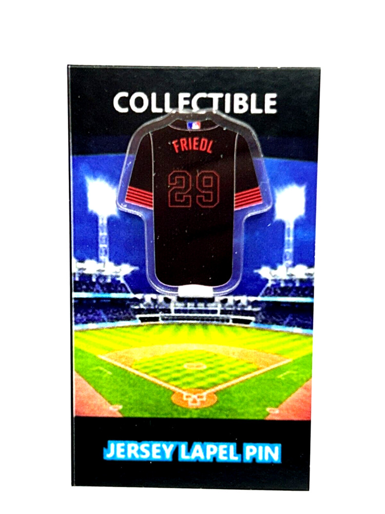 Cincinnati Reds TJ Friedl jersey lapel pin-Classic City Connect Collectable
