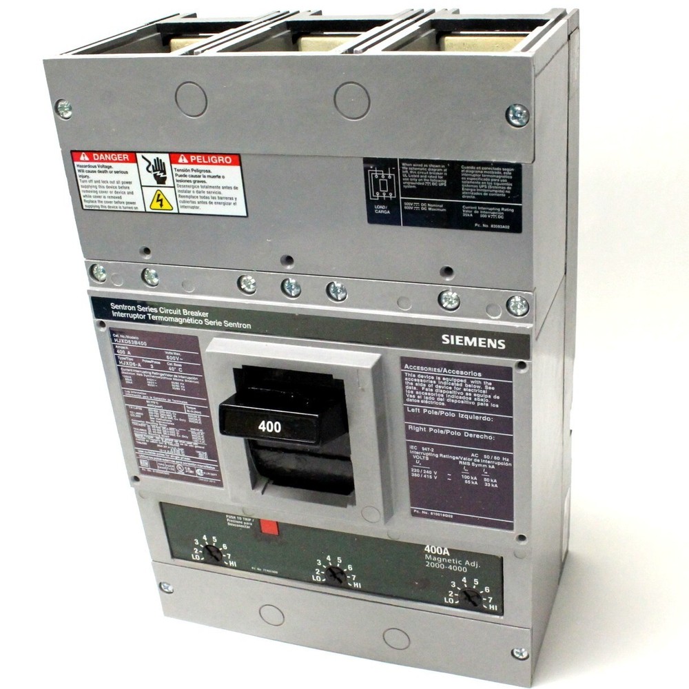 Siemens HJXD63B400 3-pole Molded Case Circuit Breaker NEW!