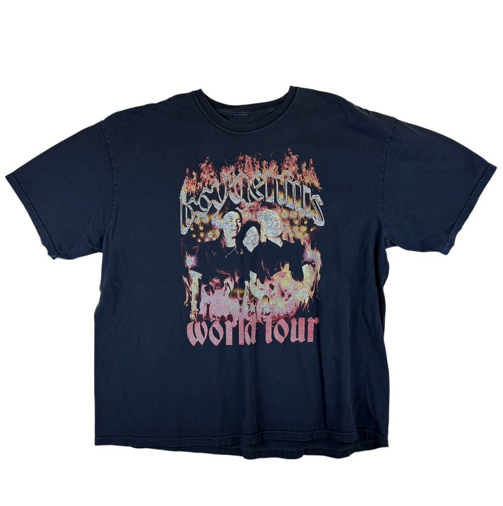 Boy Genius Men’s Black World Tour Graphic Shirt Tee T-Shirt XL