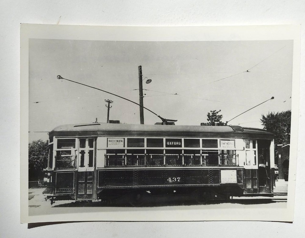 1938 Antique Photo Ft. Wayne Indiana Service Train Allen County