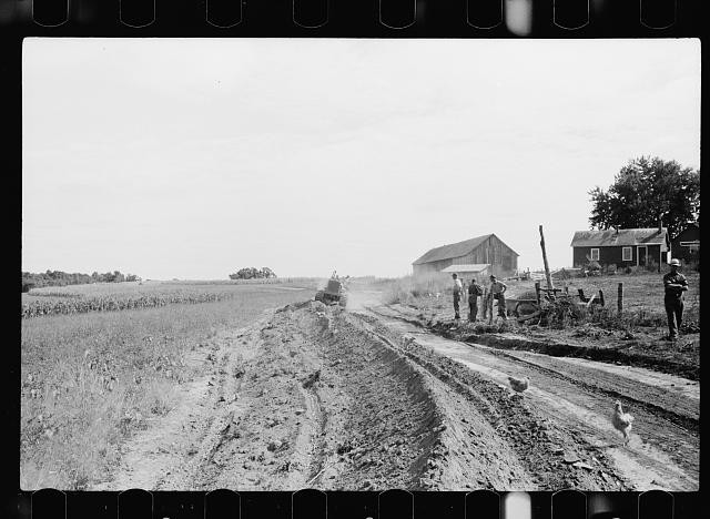 Photo:Vernon County Wisconsin 1939 CCC Soil Conservation Diversion Terrace