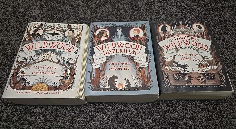 Wildwood Chronicles 3 Book Series Colin Meloy - Wildwood, Under, Imperium