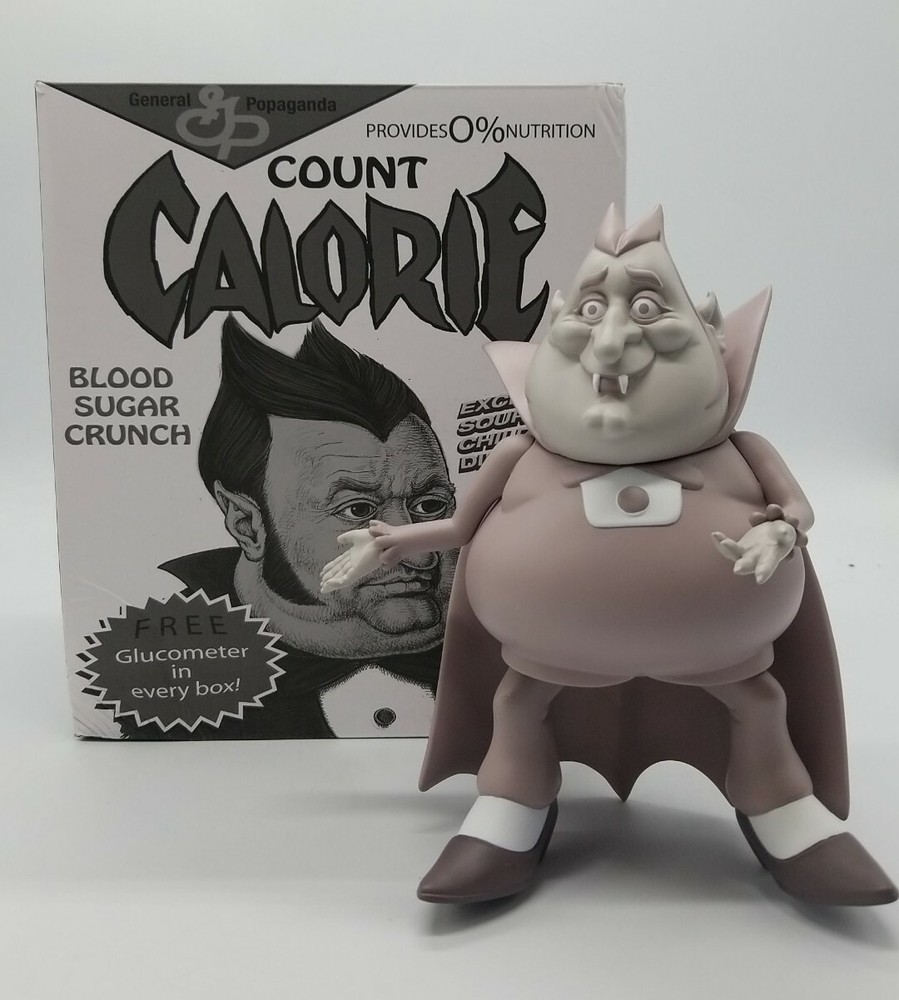 Ron English Popaganda Cereal Killer #716/760 Count Calorie Mono 8” Vinyl Statue