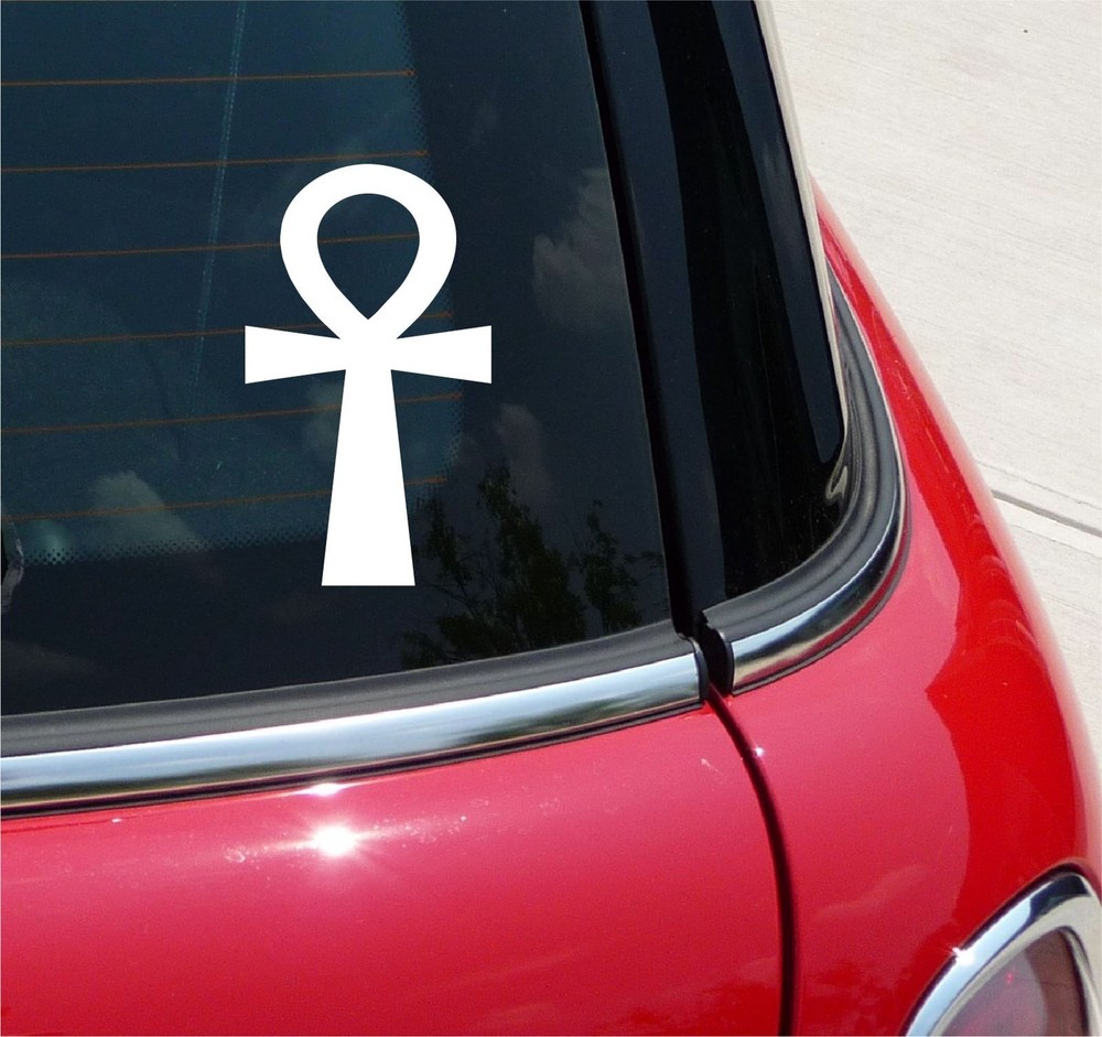 ANKH KEY OF LIFE EGYPT HIEROGLYPHIC PYRAMIDS DECAL STICKER FUNNY CAR TRUCK