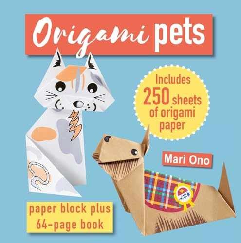 Origami Pets: Paper block plus 64-page - Paperback, by Ono Mari - Very Good z