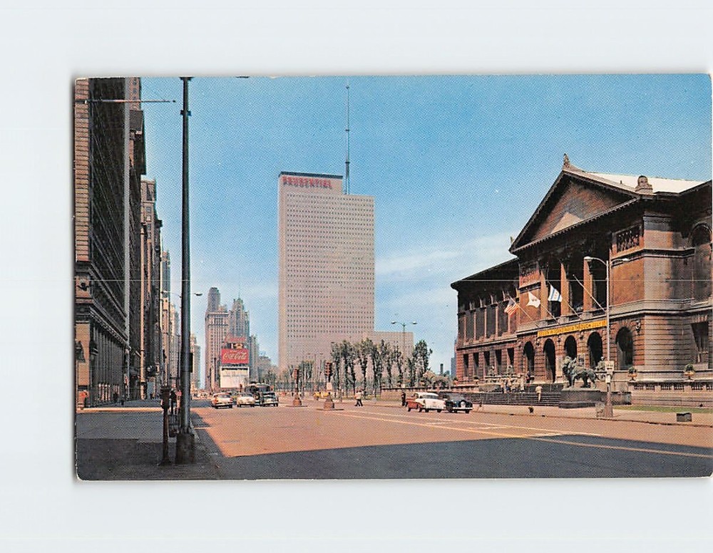 Postcard Michigan Avenue Chicago Illinois USA