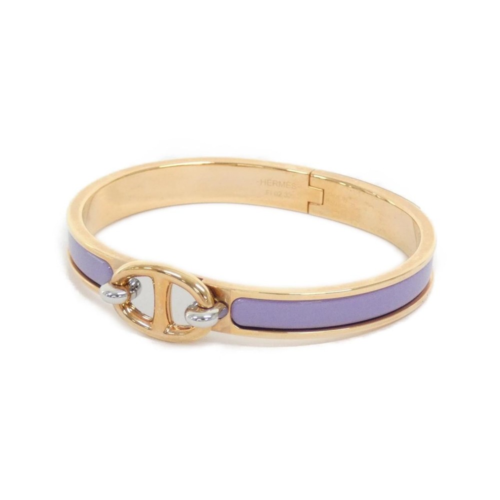 Authentic HERMES Mini Click Chaine d'Ancre PM Bracelet in Gold 209000FO #260-007-197