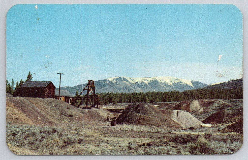 Matchless Mine Leadville Colorado Postcard Baby Doe Tabor Family Dexter Chrome