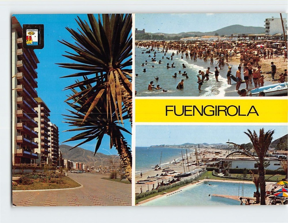 Postcard Scenes & Views Fuengirola Spain