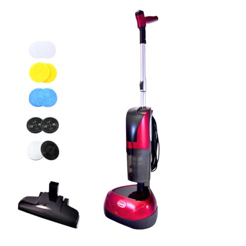 5-in-1 Floor Cleaner, Scrubber, Polisher, Vacuum, Multi-surface, Complete Flo...