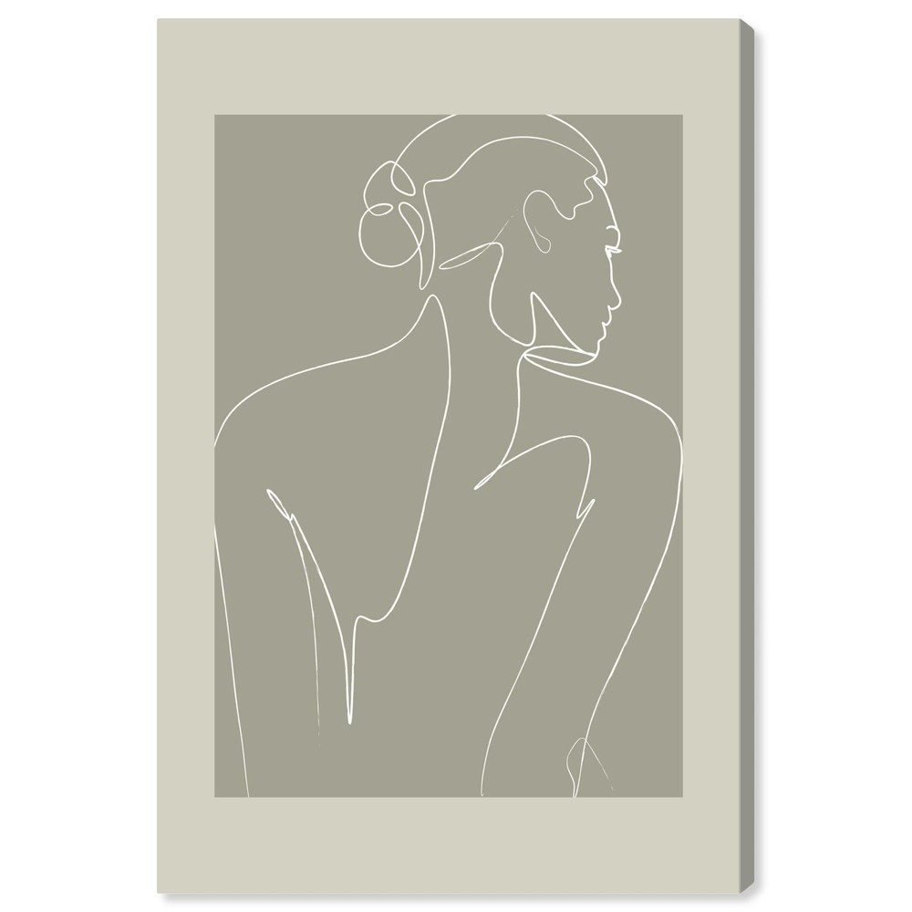 Abstract Modern Wrapped Canvas Art - Simplicity and beauty, Wall Art for Livi...
