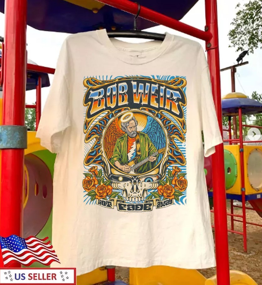 RIP Bob Weir 1947-2026 Rock Legend Signature white color T-Shirt VK08211