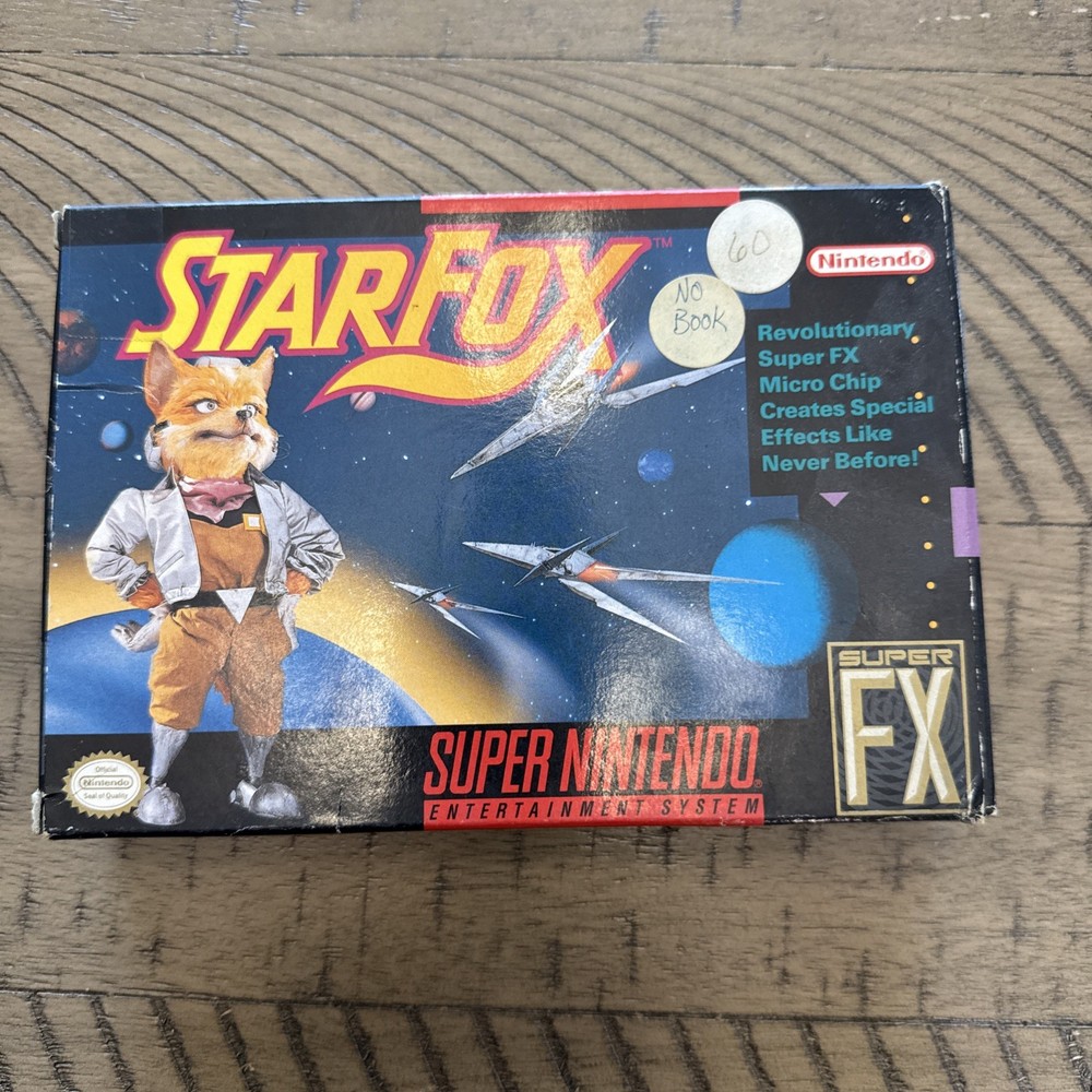 Star Fox (Super Nintendo, 1993) Box Only