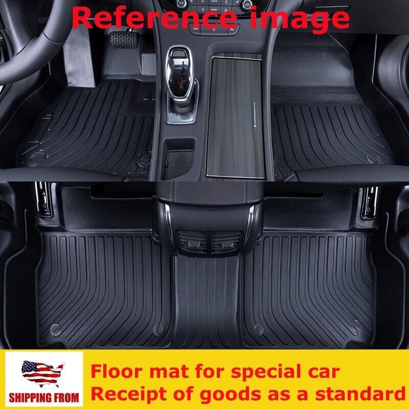 Black 3Pcs Floor Carpet Liner for 2012-2015 Honda Civic Sedan Floor Mats