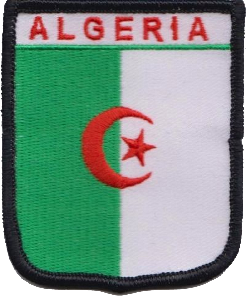 Algeria Embroidered Patch