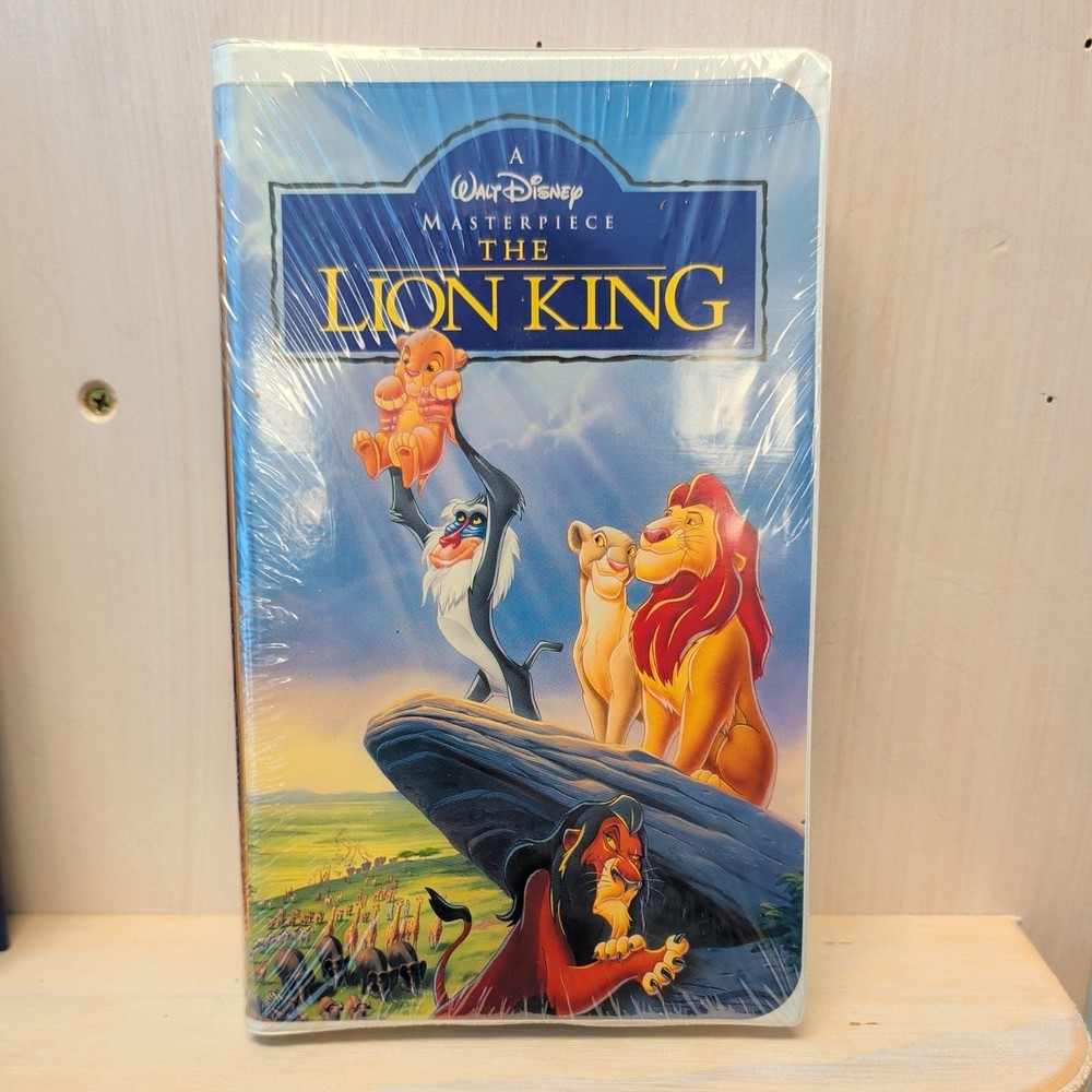 Walt Disney -The Lion King (VHS, 1995) - New sealed Masterpiece Collection.