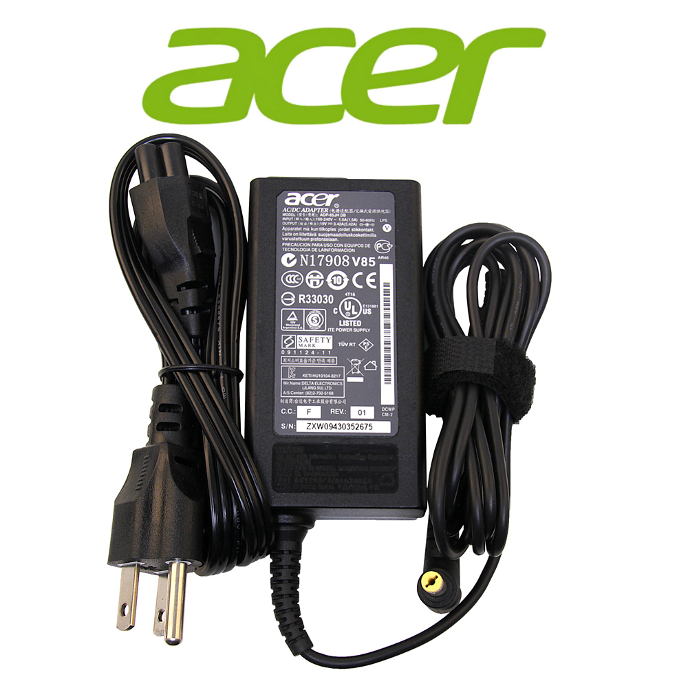 Original OEM Acer 40W~65W AC Charger Power Adapter Cord For Chromebook series