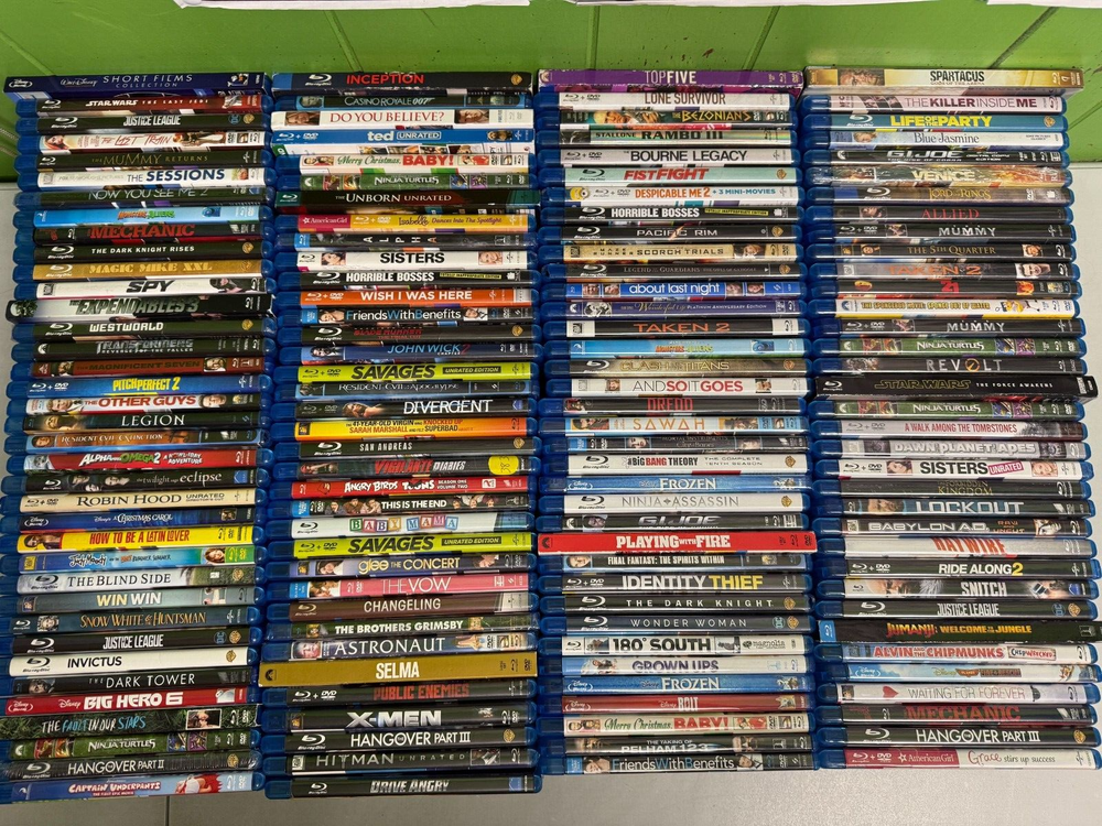 huge BLURAY lot * BLU RAY wholesale bulk movie * NFBR1