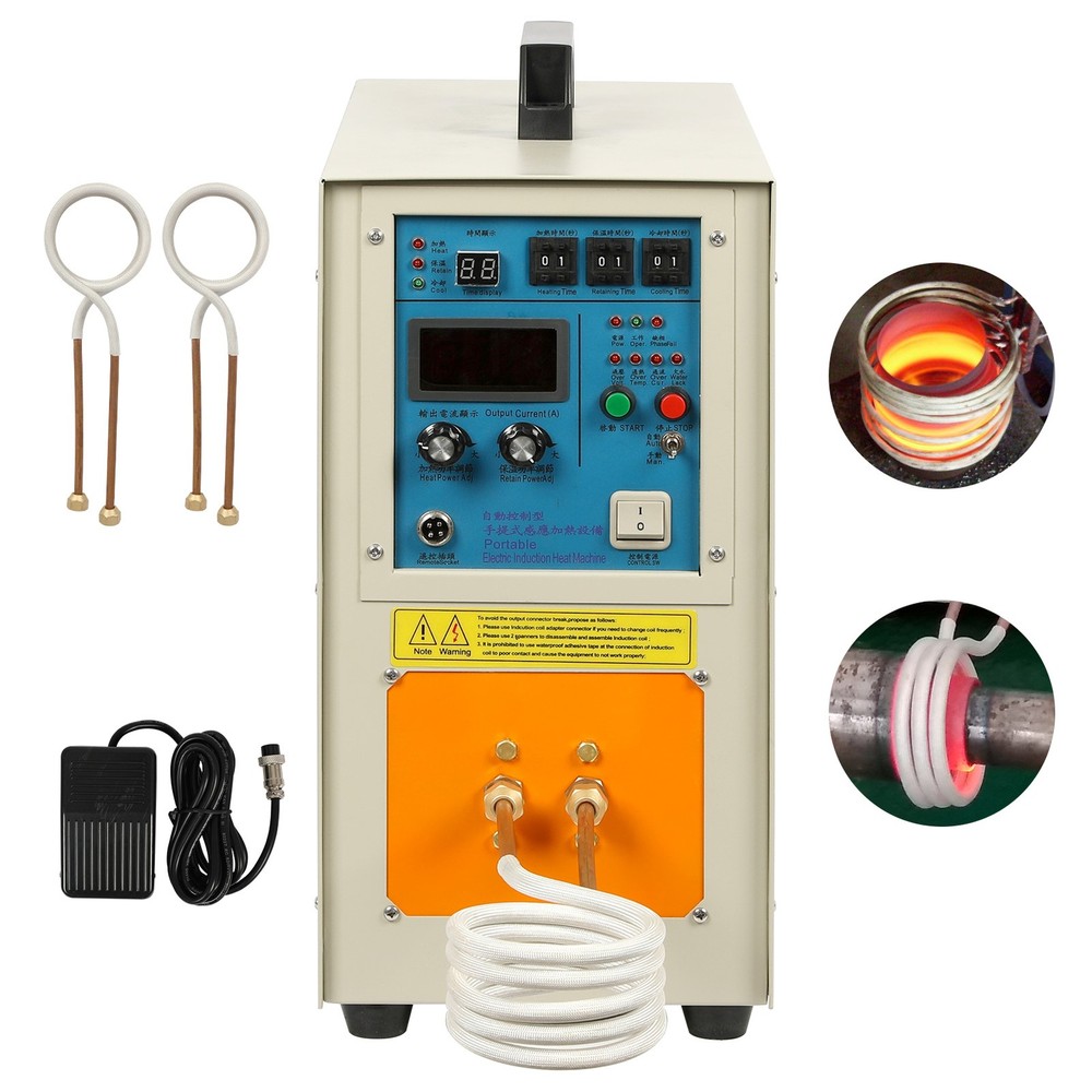 15KW Induction Heater Melting Furnace Induction High Frequency Heating 200-600A
