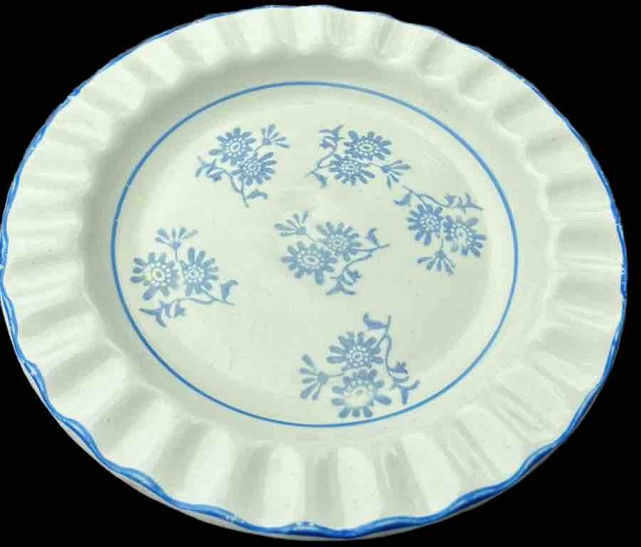 Vtg Arabia Finland Blue Floral 4