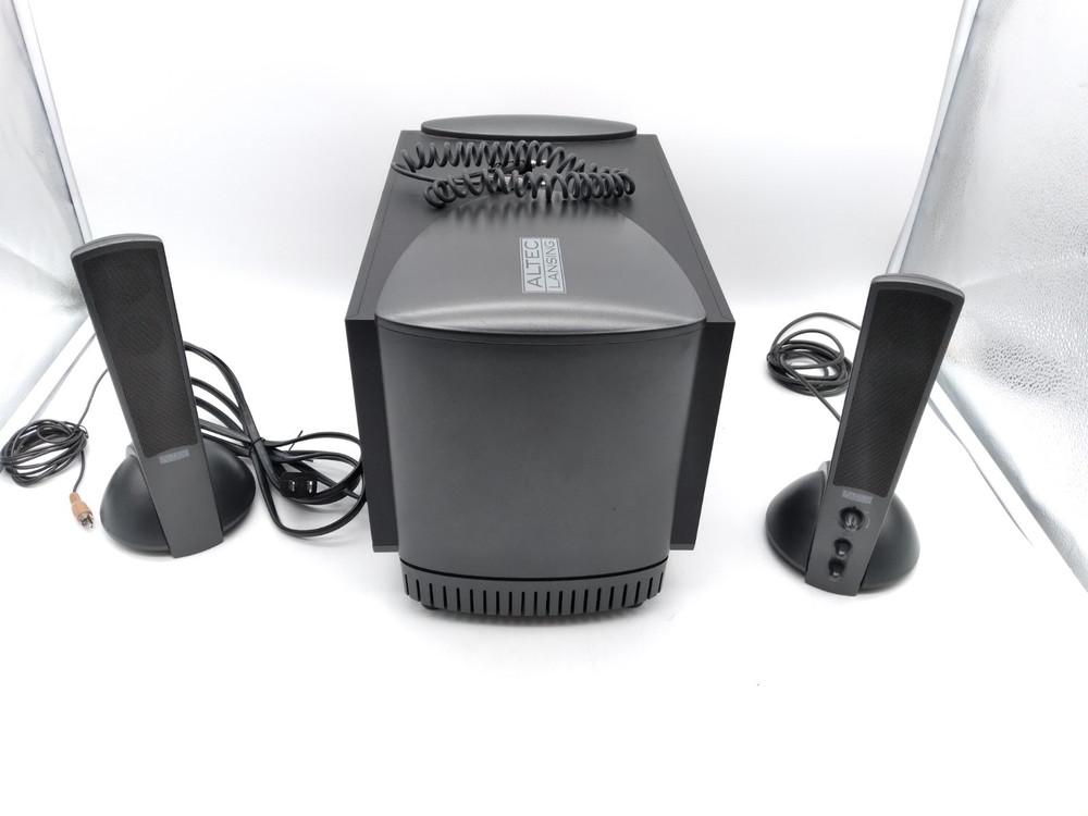 Altec Lansing ATP3 Multimedia Computer Surround Sound System Subwoofer, Speakers