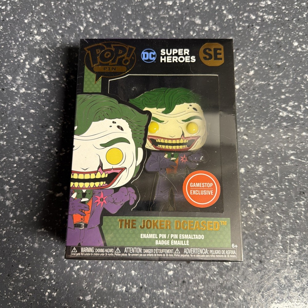 Funko Pop! Pin - DC Super Heroes - The Joker Dceased (GameStop Exclusive)