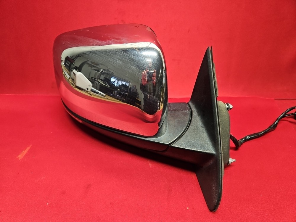 2011 - 2018 Jeep Grand Cherokee RIGHT PASSENGER Chrome Finish Side Mirror HEATED