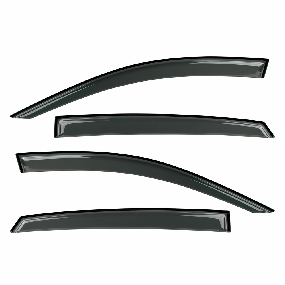 Window Vent Visor Deflector Sun Rain Guards For 18-20 Honda Accord Sedan Smoke