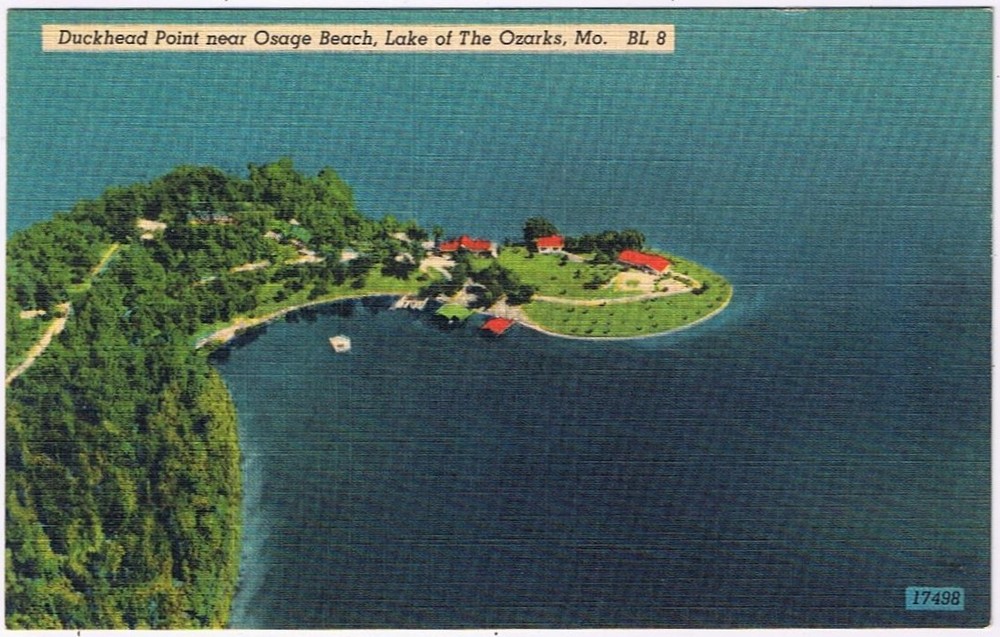 Postcard Duckhead Point Near Osage Beach Lake Of The Ozarks Missouri