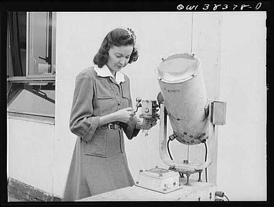 Washington, D.C. The U.S. Weather Bureau station at the National Airport. Cloud